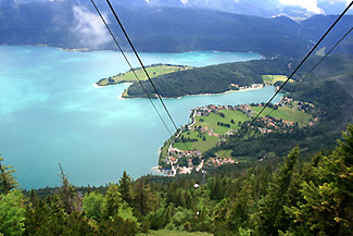 Walchensee in Oberbayern