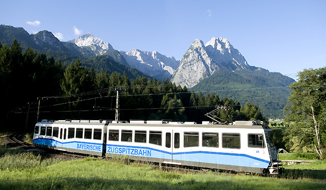 Zugspitzbahn und Zugspitze
